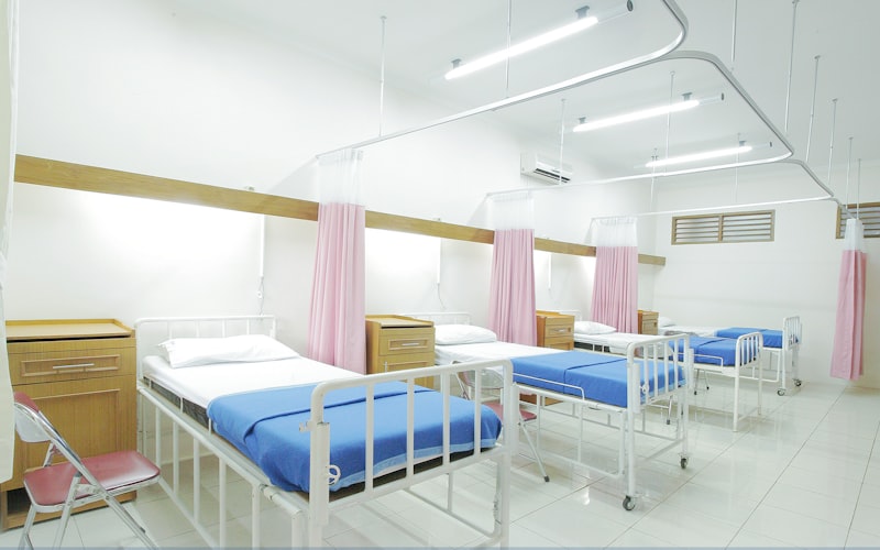 Modern hospital